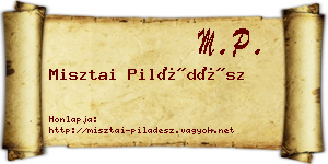Misztai Piládész névjegykártya